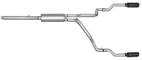 Gibson Performance Exhaust 66539B Black Elite Cat-Back Dual Split System Stainless