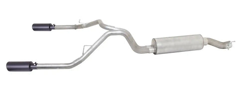 Gibson Performance Exhaust 66568B Black Elite Cat-Back Dual Split System Stainless