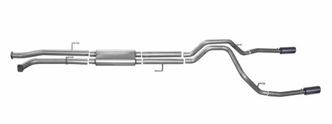 Gibson Performance Exhaust 67402B Black Elite Cat-Back Dual Split System Stainless