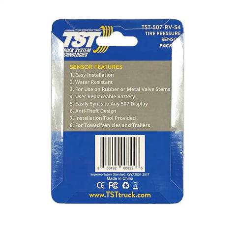 4 PACK 507 CAP SENSORS W/REP BATT