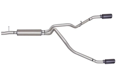 Gibson Performance Exhaust 69126B Black Elite Cat-Back Dual Split System Stainless