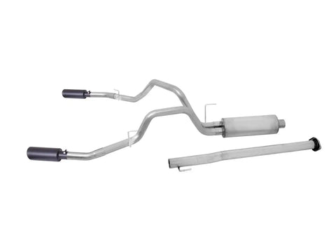 Gibson Performance Exhaust 69543B Black Elite Cat-Back Dual Split System Stainless