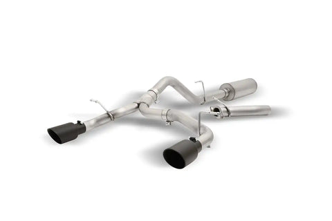 Gibson Performance Exhaust 69551B Black Elite Cat-Back Dual Split System Stainless