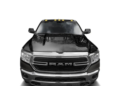 Auto Ventshade (AVS) 698004-AXR - AeroCab Marker Light Color Match with five amber LED Bril Blk Crystal Perlcoat