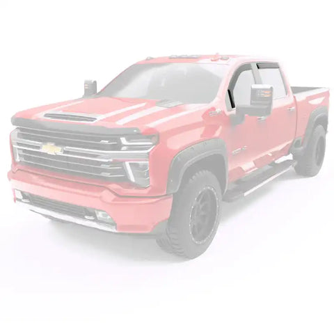 EGR 571665 -20-23 Chevrolet Silverado HD In-Channel Window Visors - Matte Black