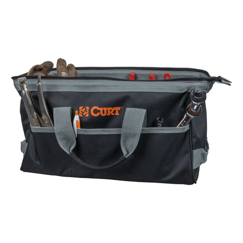 CURT 70004 - Towing Accessories Storage Tool Bag 14 Pockets Reinforced Webbing