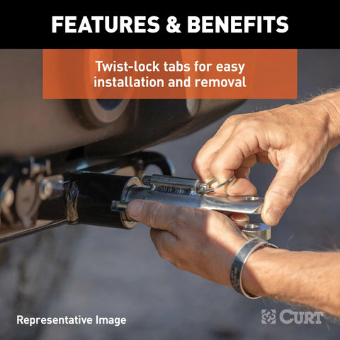 CURT 70104 - Custom Tow Bar Base Plate Select Honda CR-V