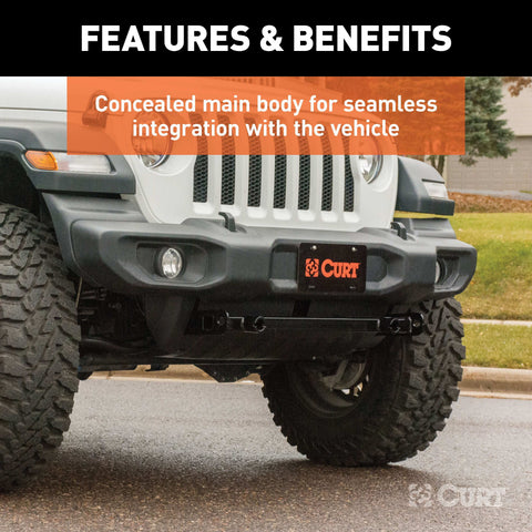 CURT 70105 - Custom Tow Bar Base Plate Select Jeep Wrangler JL