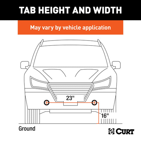 CURT 70108 - Custom Tow Bar Base Plate Select Chevrolet Equinox