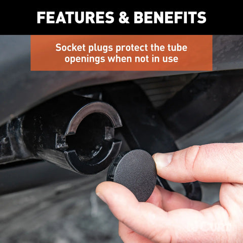 CURT 70110 - Custom Tow Bar Base Plate Select Jeep Wrangler JK