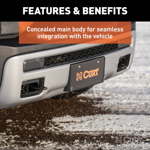 CURT 70121 - Custom Tow Bar Base Plate Select Ram 1500