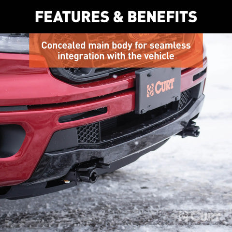 CURT 70127 - Custom Tow Bar Base Plate Select Ford Ranger