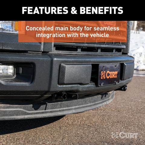 CURT 70130 - Custom Tow Bar Base Plate Select Ford F-150