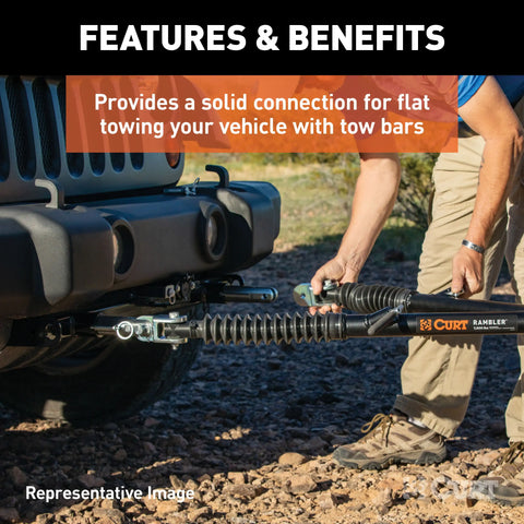 CURT 70142 - Custom Tow Bar Base Plate