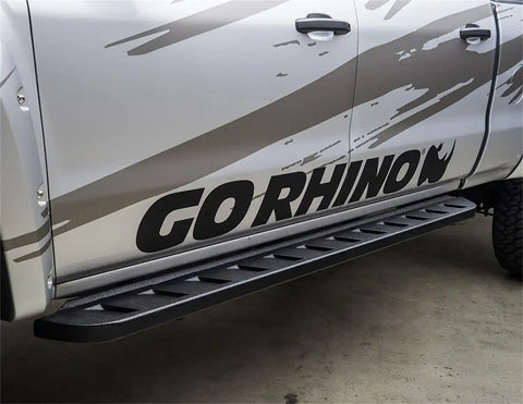 Go Rhino 63404787ST - RB10 Slim Line Running Boards with Mounting Brackets Kit for Chevy/GMC