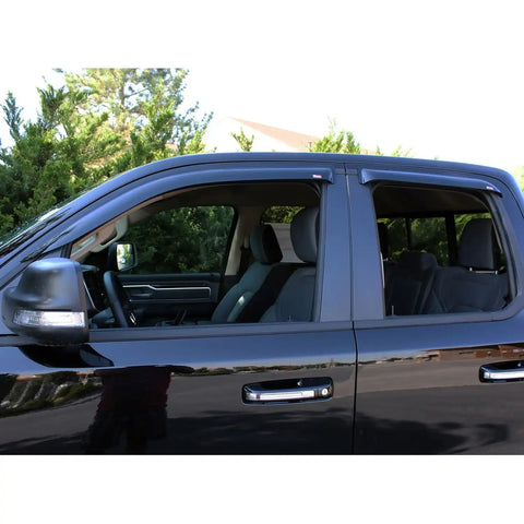 Westin 72-35434 - Tape On Wind Deflector 4 pc. Smoke Extended Cab