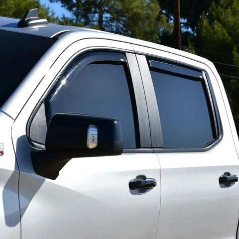 Westin 72-39429 - In-Channel Wind Deflector 4 pc. Smoke
