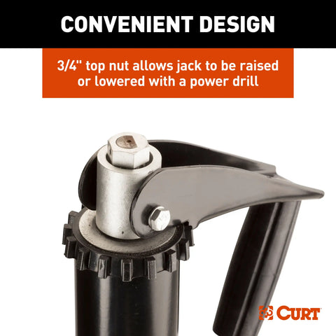 CURT 733926 - Lippert Quick Drop Tongue Jack
