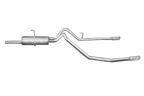 Gibson Performance Exhaust 7400 Cat-Back Dual Split System Aluminized