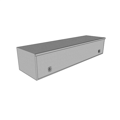 Westin 80-HTB72 - Brute HD TopSider Tool Box Polished Aluminum L 72 in. x W 13 H 16
