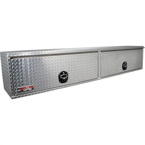 Westin 80-HTB88 - Brute HD TopSider Tool Box Polished Aluminum L 88 in. x W 13 H 16