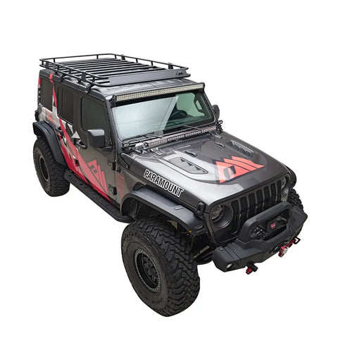Paramount Automotive 81-20800 - 2018-2022 Jeep JL Jeep Roof Racks