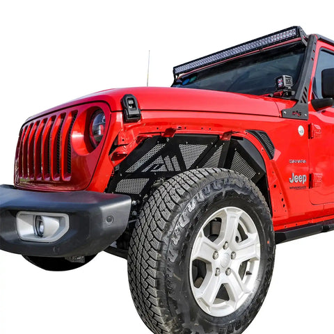 Paramount Automotive 81-21200 - 2018-2023 Jeep Wrangler JL & Gladiator JT Jeep Inner Fender Kit