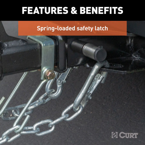 CURT 81277 - 7/16in. Snap Hook (5000 lbs.)