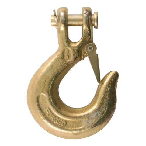 CURT 81560 - 3/8in. Safety Latch Clevis Hook (18000 lbs Pin)