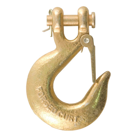 CURT 81960 - 3/8in. Safety Latch Clevis Hook (24000 lbs Pin)