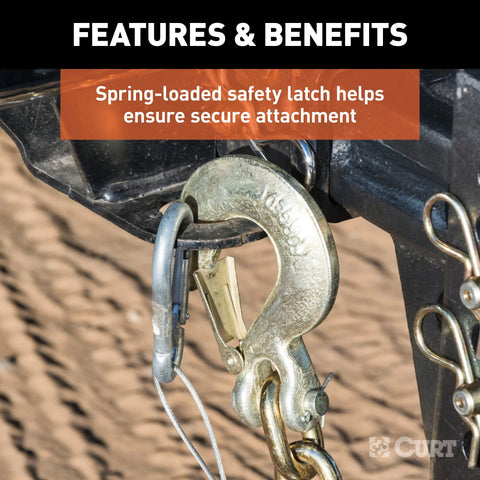 CURT 81999 - Replacement Clevis Hook Safety Latch for #81950