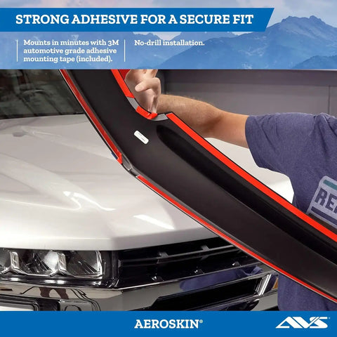 Auto Ventshade (AVS) 322041 - Aeroskin Hood Protector Smoke
