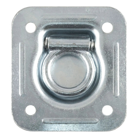 CURT 83600 - 1-1/2in. x Recessed Tie-Down Ring (5000 lbs Clear Zinc)
