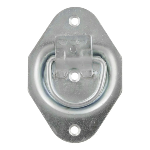 CURT 83601 - 1-3/8in. x 1-7/8in. Recessed Tie-Down Ring (1200 lbs Clear Zinc)