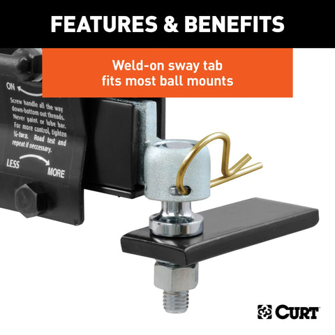 CURT 17200 Trailer Anti-Sway Bar Control Kit