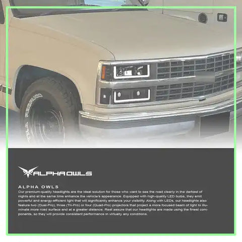 Alpha Owls 8709450 - LM Series Headlights