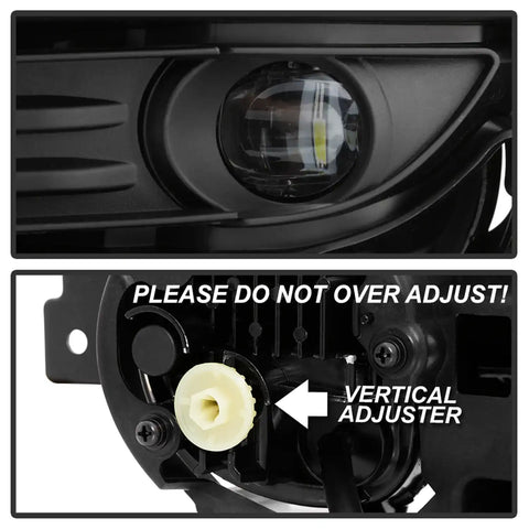 Spyder Auto 9043352 OEM Style Full LED Fog Light W/Switch- Clear -
