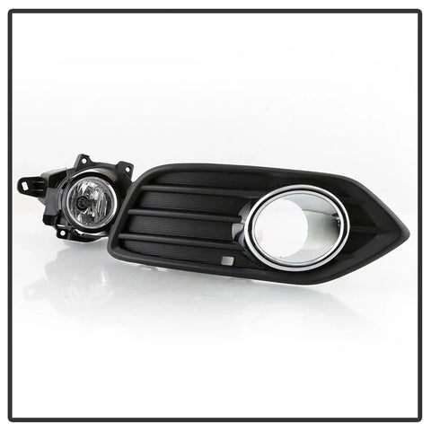 Spyder Auto 9044267 OEM Style Fog Lights W/OEM Switch And Chrome Trim Cover - Clear