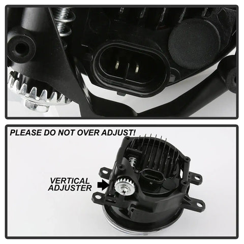Spyder Auto 9044328 OEM Style LED Fog Lights W/OEM Switch - Clear