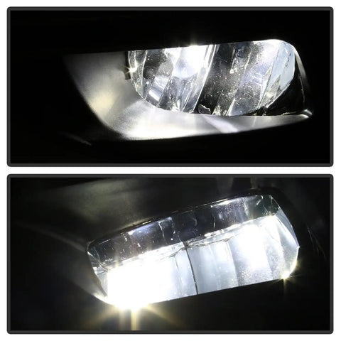 Spyder Auto 9044328 OEM Style LED Fog Lights W/OEM Switch - Clear
