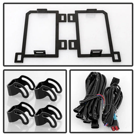 Spyder Auto 9045424 Full LED Fog Lights- Clear -