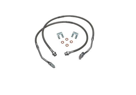 Superlift 91355 Bullet Proof Brake Hose - Front 79-86 GM PU/Blazer/Suburban w/ 8-12 Lift