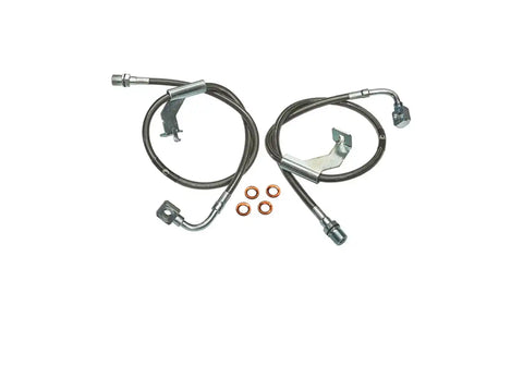 Superlift 91360 Bullet Proof Brake Hose - Front 87 GM PU & 87-91 Blazer/Suburban w/ 4-6 Lift