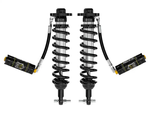ICON Vehicle Dynamics 91824C ICON 2021-2023 Ford F-150 4WD/Tremor 3.5-4.5"/2.5-3" Lift Front 2.5 VS Remote Reservoir With CDCV Coilovers Pair