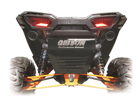 Gibson Performance Exhaust 98015 Polaris UTV Dual Black Ceramic