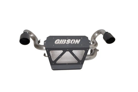 Gibson Performance Exhaust 98047 Polaris UTV Dual Black Ceramic