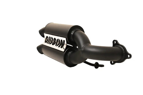 Gibson Performance Exhaust 98050 Polaris UTV Dual Black Ceramic
