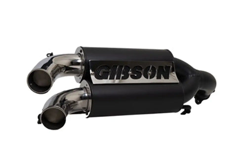 Gibson Performance Exhaust 98051 Polaris UTV Dual Side Black Ceramic