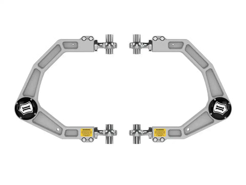 ICON Vehicle Dynamics FRDK_98564DJ ICON 2031-2023 Ford F-150 Raptor Billet Upper Control Arm W/ Delta Joint Pro Kit