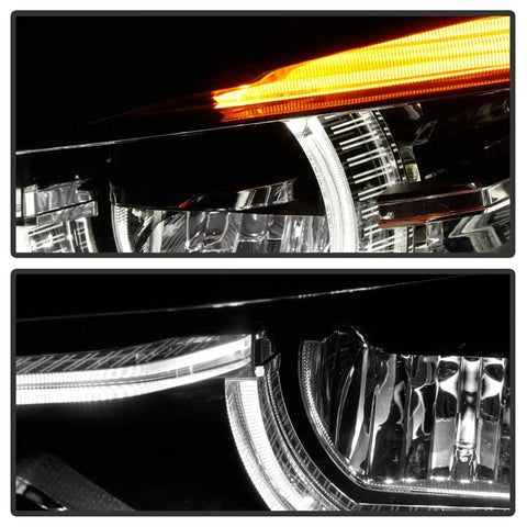 Spyder Auto 9948534 FULL LED Projector Headlights - Chrome